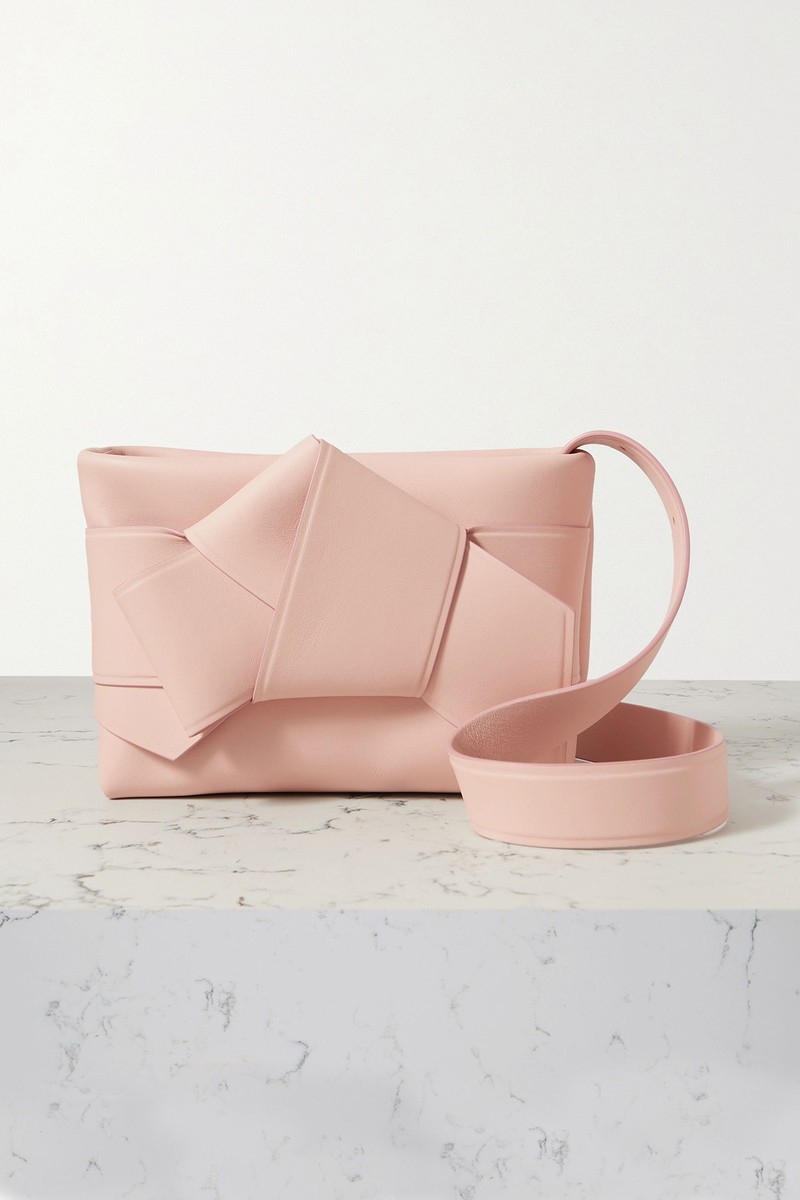 Musubi Knotted Leather Shoulder Bag from Acne Studios