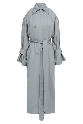 Belted Wool-Twill Trench Coat from Nina Ricci
