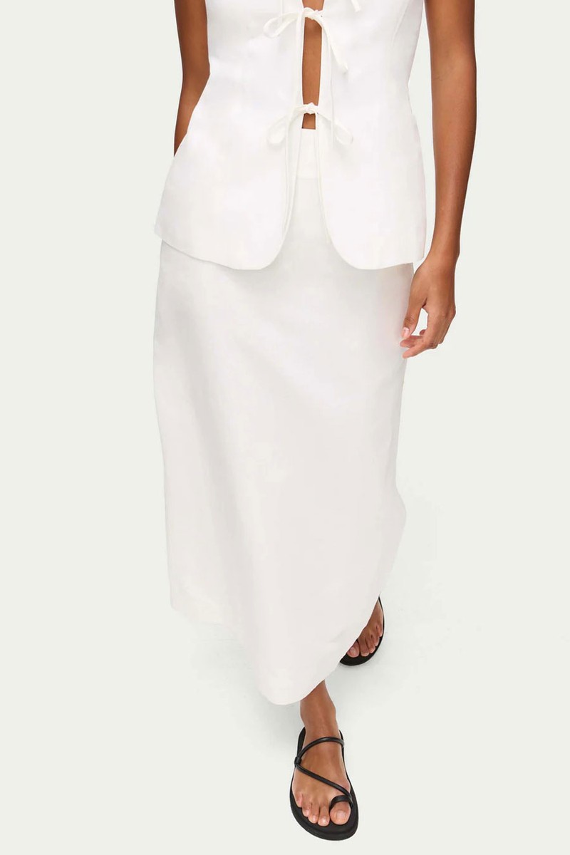 Mia Linen Maxi Skirt from Aligne