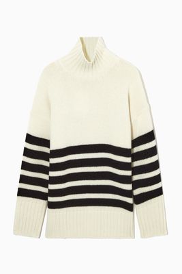 Funnel-Neck Cashmere Jumper from COS