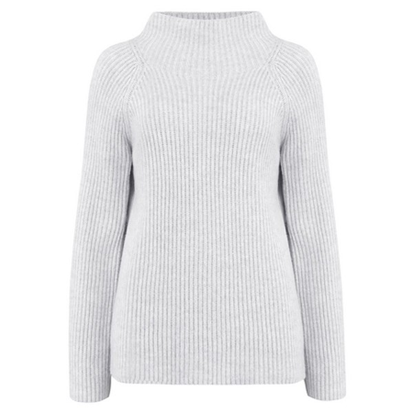 Button Sleeve Funnel Neck Jumper from Vince