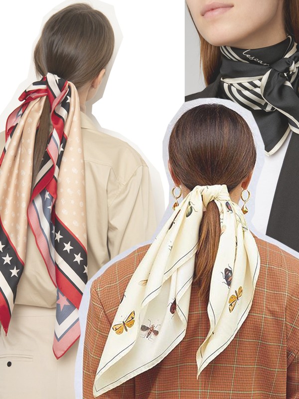 18 Silky Scarves To Wear Now 
