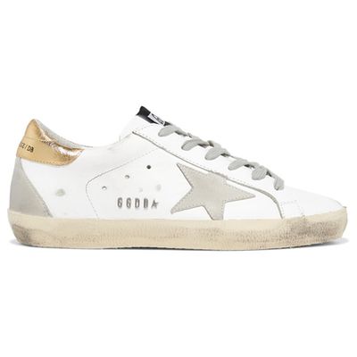 Leather And Suede Sneakers from Golden Goose