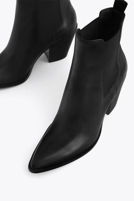 Cowboy Stretch Ankle Boots