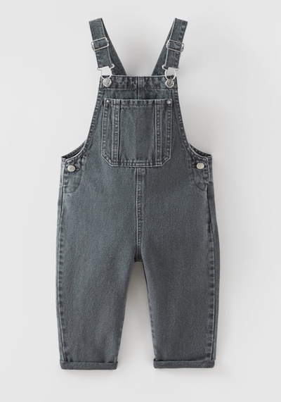 Long Denim Dungarees