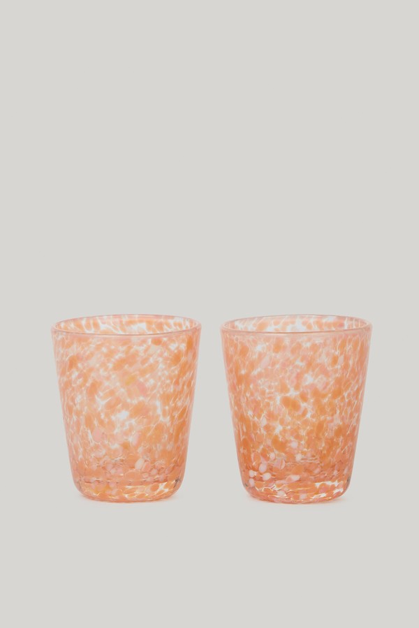 CURIO Peach Tumbler Set