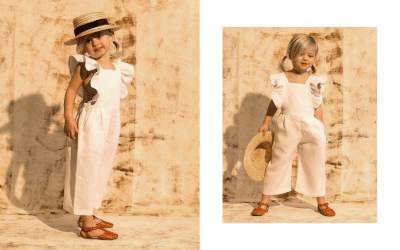 Florence Linen Dungarees, From £49.99 | Freya Lillie