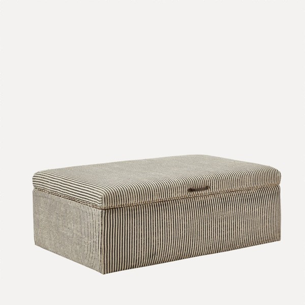 Crusoe Upholstered Ottoman from OKA