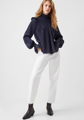 Boza Ruffle Neck Blouse from French Connection 