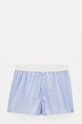 Striped Boxer-Style Shorts from Filippa K