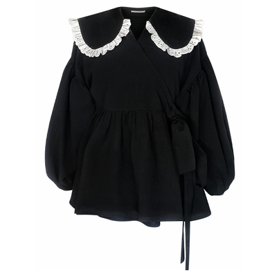 Dina Black Shirt, £161 | Sabina Sommer