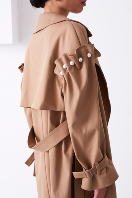 Ember Tan Trench Coat from Mother Of Pearl