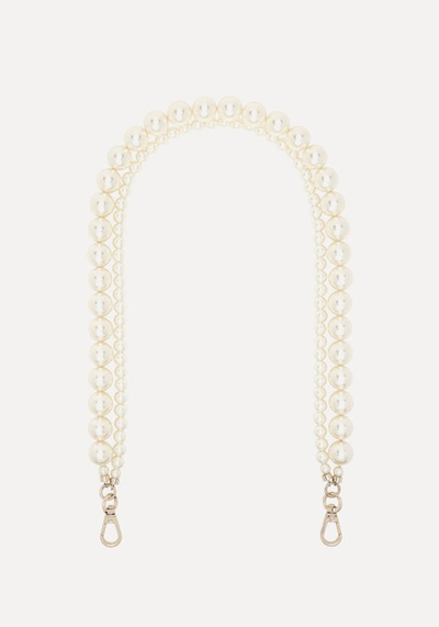 White Pearl Bag Strap