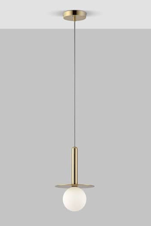 Brass Plate Pendant Light from Houseof.