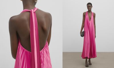 Long Pleated Dress - Studio, £199