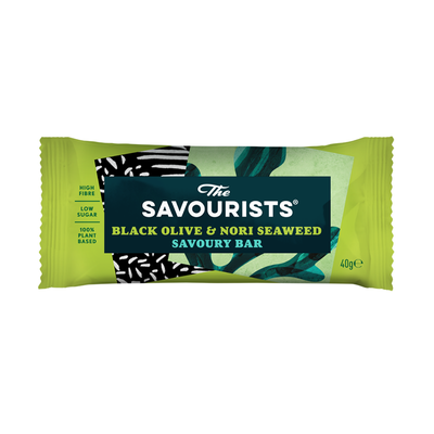 Black Olive & Nori Seaweed Bar from The Savourists