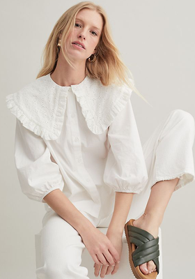 Selected Femme Summa Big Collar Blouse from Anthropologie 