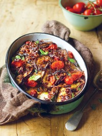 Aubergine & Tomato Gratin