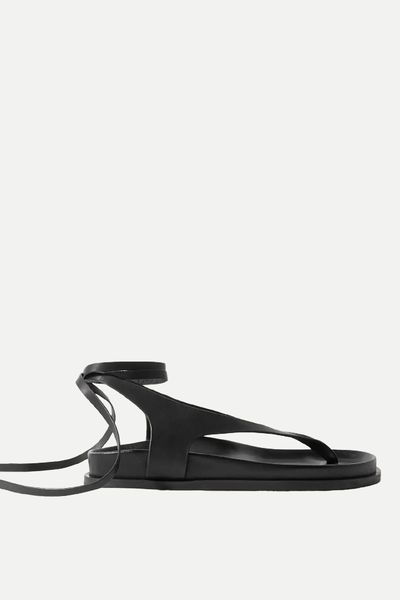 Shell Leather Sandals from A .Emery