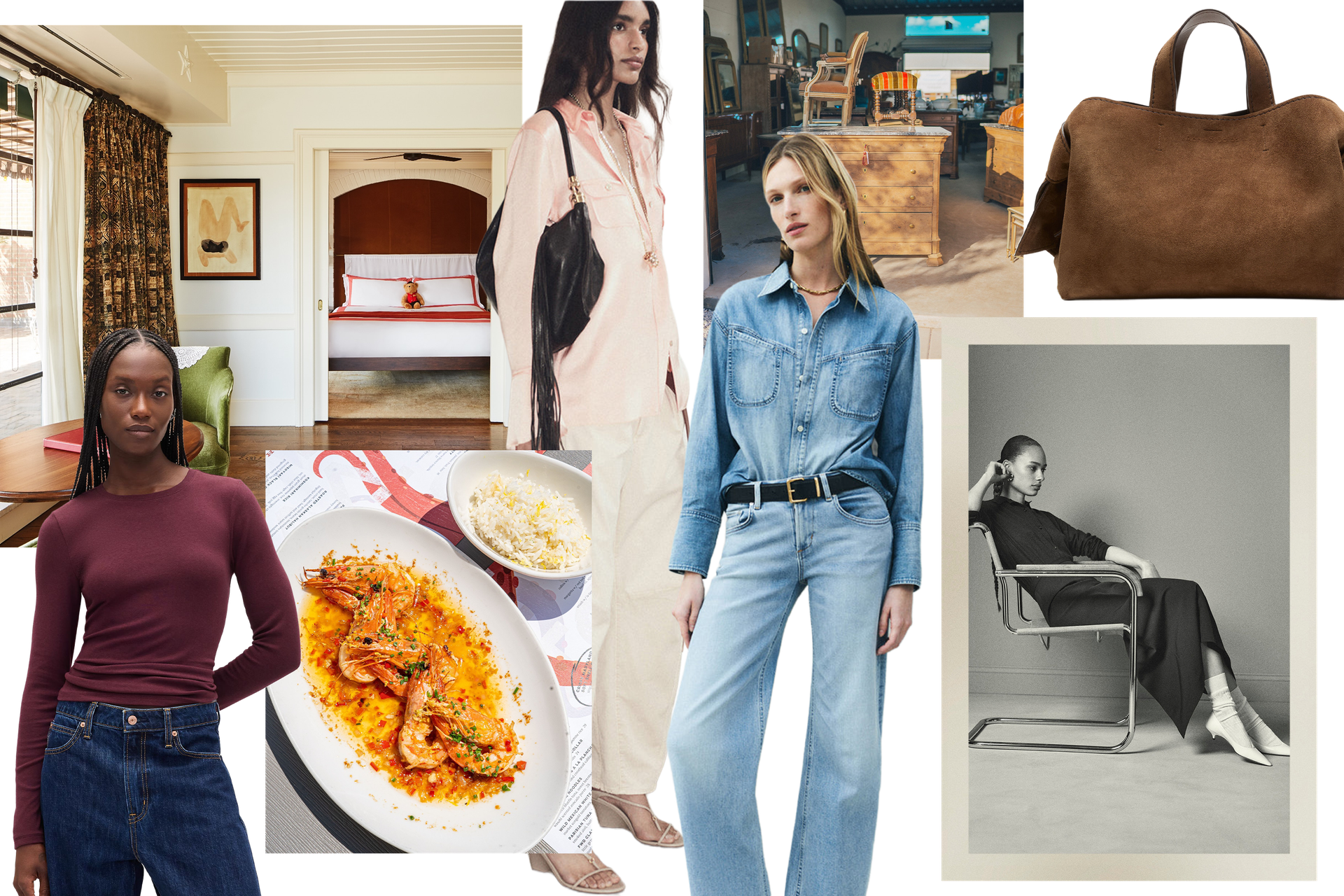 The Bowery Hotel; @Eat_FWD; Citizens Of Humanity; Round Top Antiques; @TheRow; Gap; Acne Studios