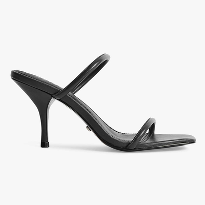 Magda Leather Strappy Heeled Sandals from Reiss