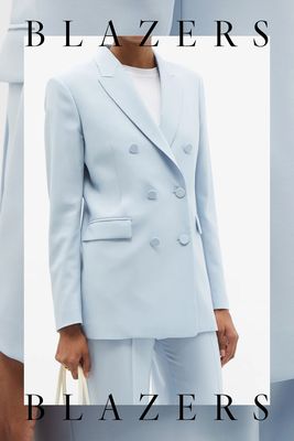 Double-Breasted Merino Suit Jacket from Another Tomorrow