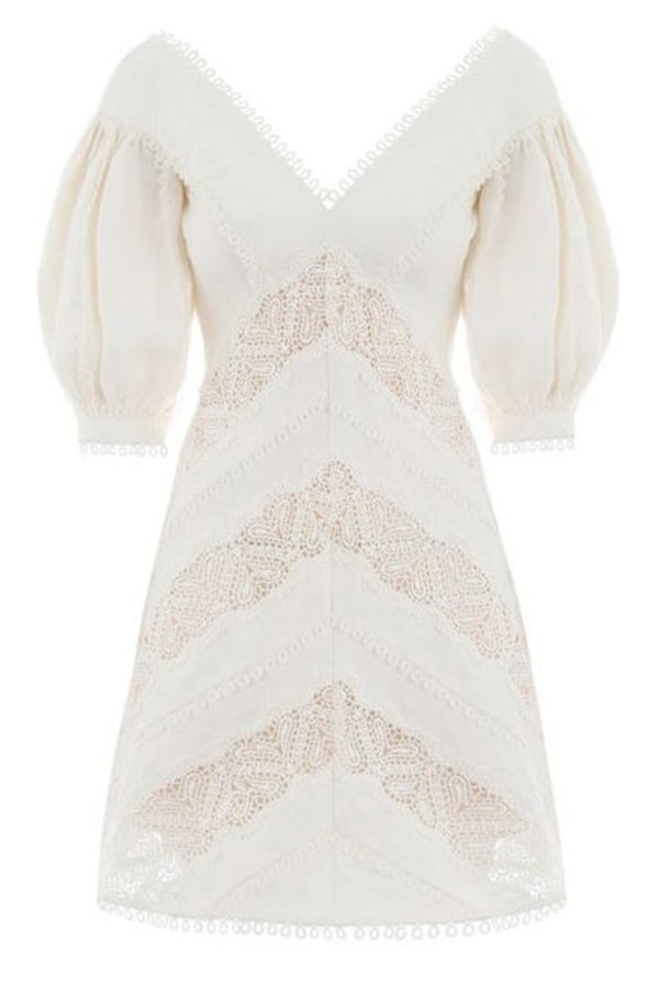 Painted Heart Chevron Dress from Zimmermann