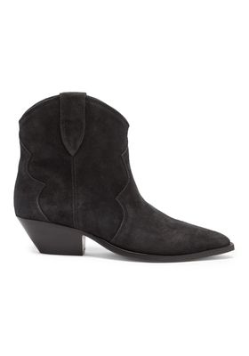 Dewina Suede Western Ankle Boots from Isabel Marant