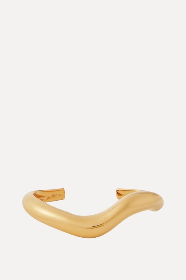 Astrid Medium Recycled Gold Vermeil Cuff from Agmes