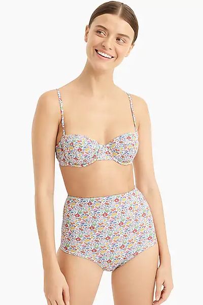 Underwire Bikini Top In Liberty Favorite Flowers