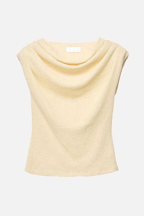 Structured Shoulderpad Top
