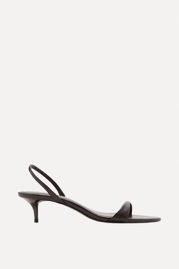 Kitten-Heel Sandals With Strap from Mango