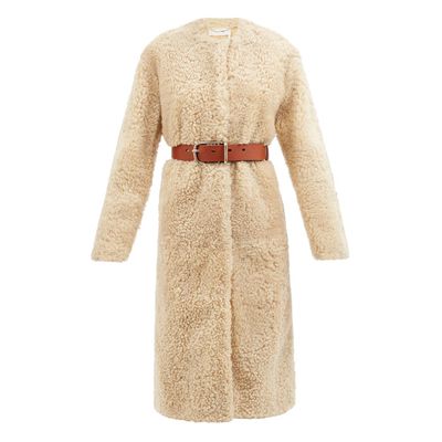 Belted Shearling Coat from Chloe