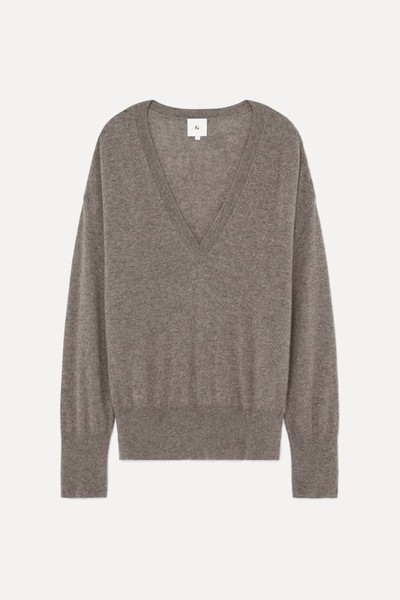 The Boyfriend V-Neck Sweater from G. Label by Goop