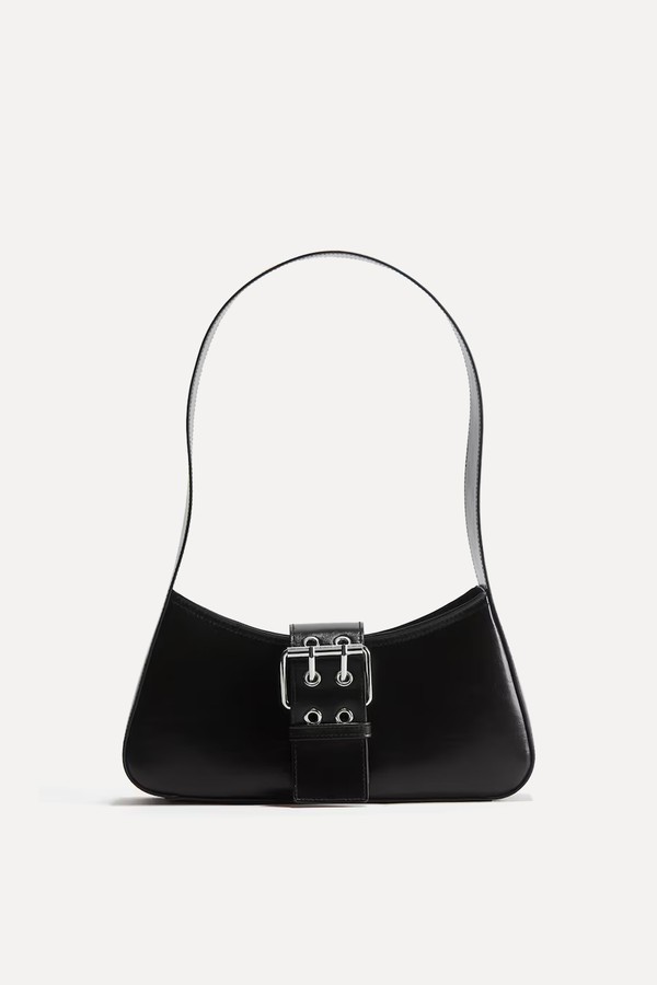 Buckle-Detail Shoulder Bag