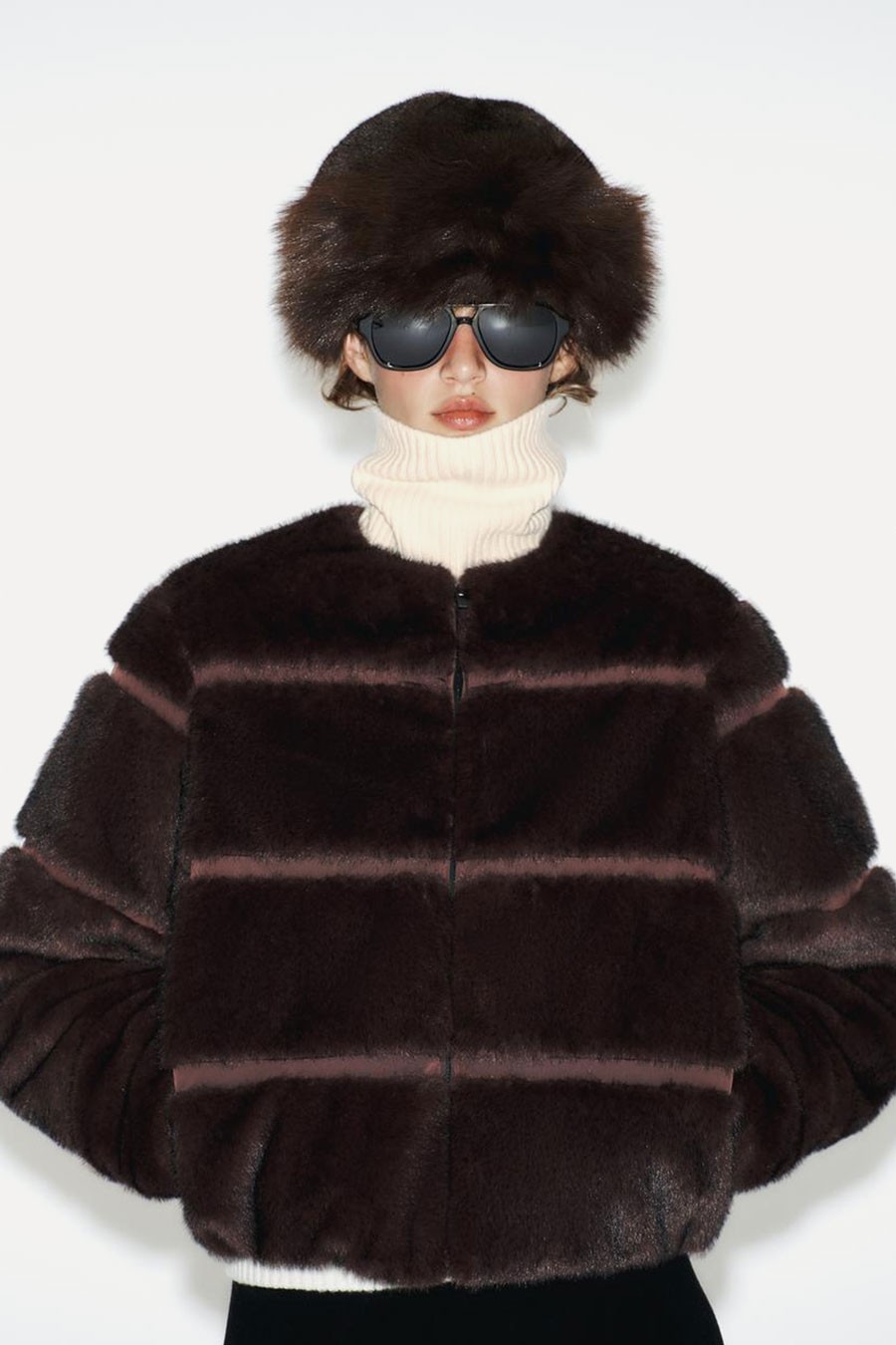 Faux Fur Heiq Xreflex Ski Collection Jacket from zara