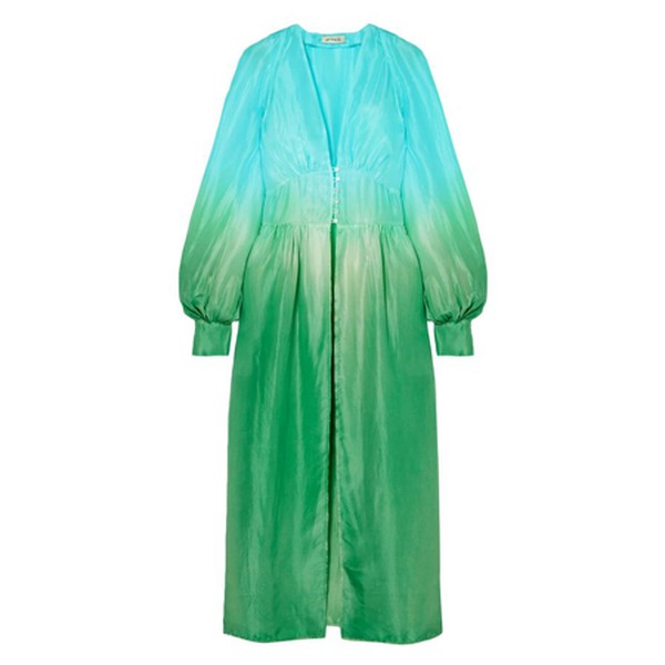 Cutout Dégradé Silk Midi Dress from Attico
