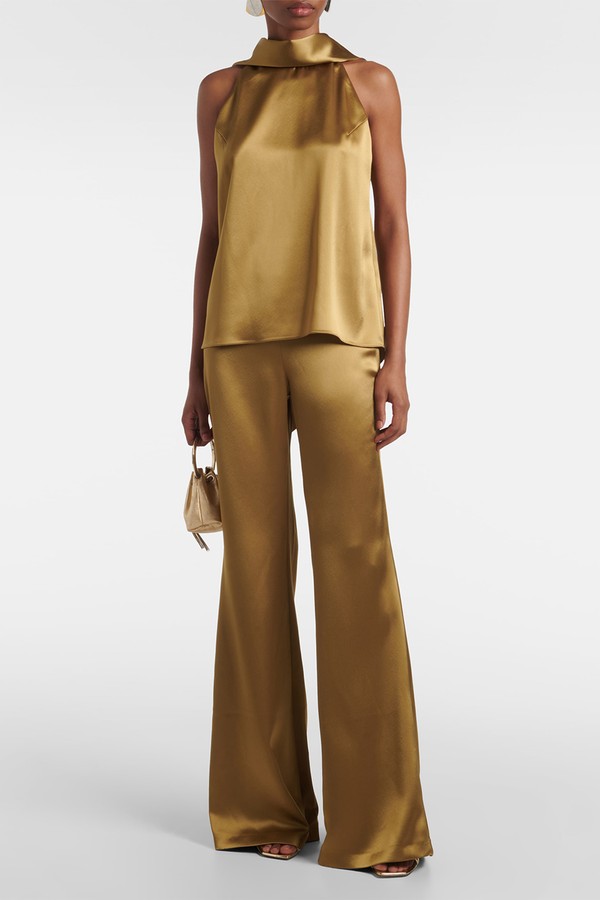 Atruvia Satin Wide-Leg Pants from Galvan