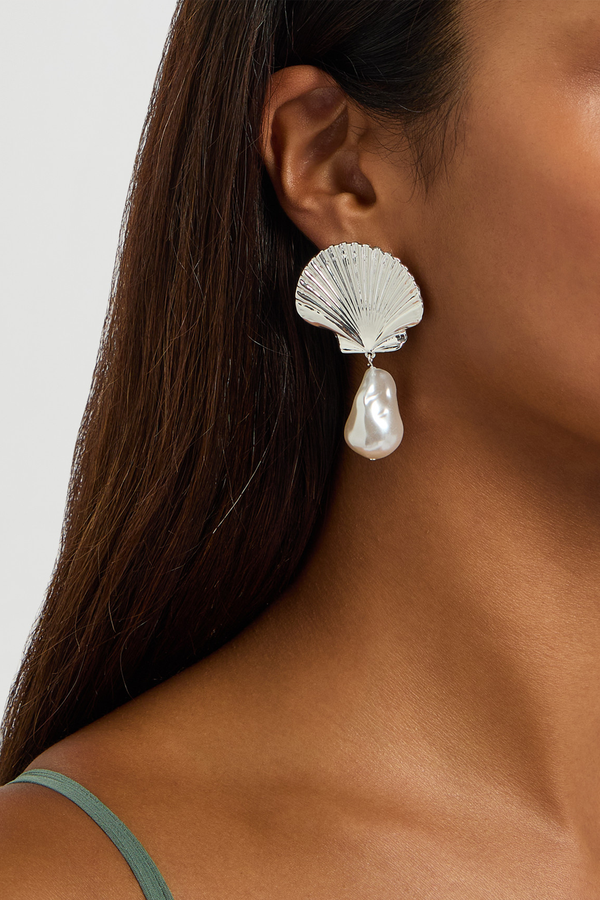 Scallop Drop Earrings from ELIOU