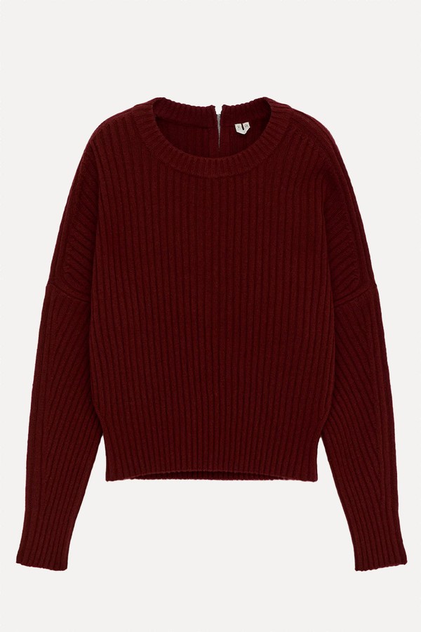 Zip-Detail Wool Jumper from Arket