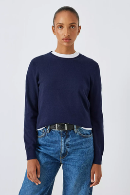 Cotton Crew Neck Jumper from John Lewis