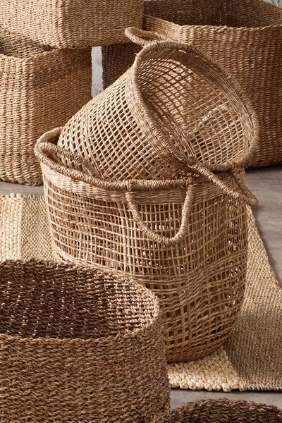 Pacific Set of 3 Open Weave Storage Baskets