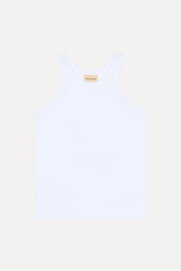 Fatu Ribbed Cotton Tank from Loulou Studio