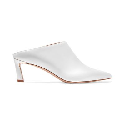 Mira Leather Mules from Stuart Weitzman