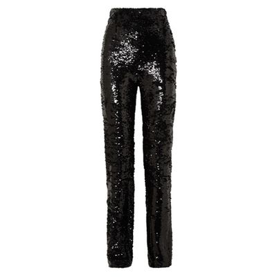 Sequined Crepe Straight-Leg Pants from 16 Arlington