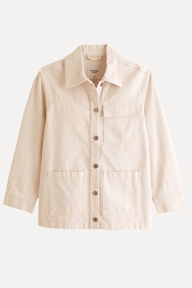 Denim Utility Shirt Jacket