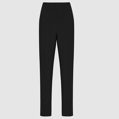 Jess Slim Fit Satin Trim Trousers from Reiss