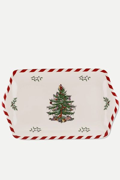 Christmas Tree Peppermint Dessert Tray