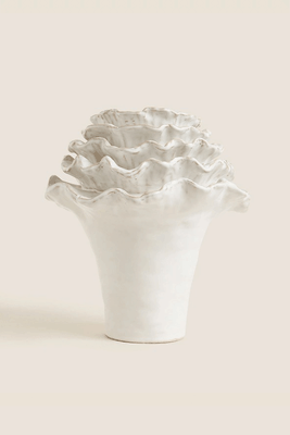 Medium Floral Ceramic Vase from M&S