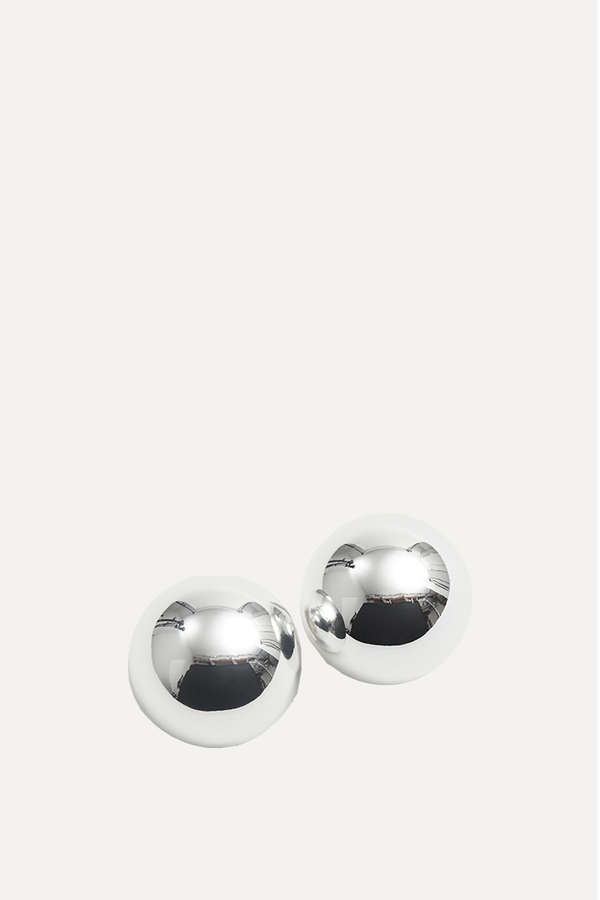 Silver Ball Earrings from & Other Stories